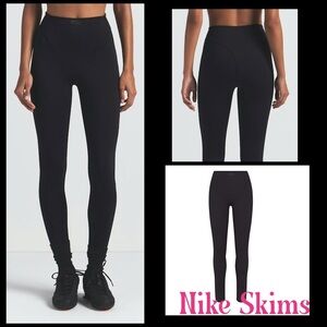 Nike Skims Matte V-LINE 26" LEGGING Obsidian New
